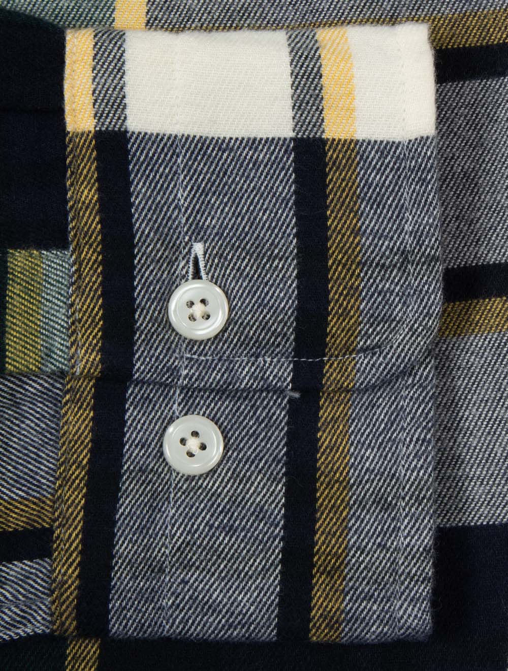 Regular Fit Flannel Check Shirt Tartan Green