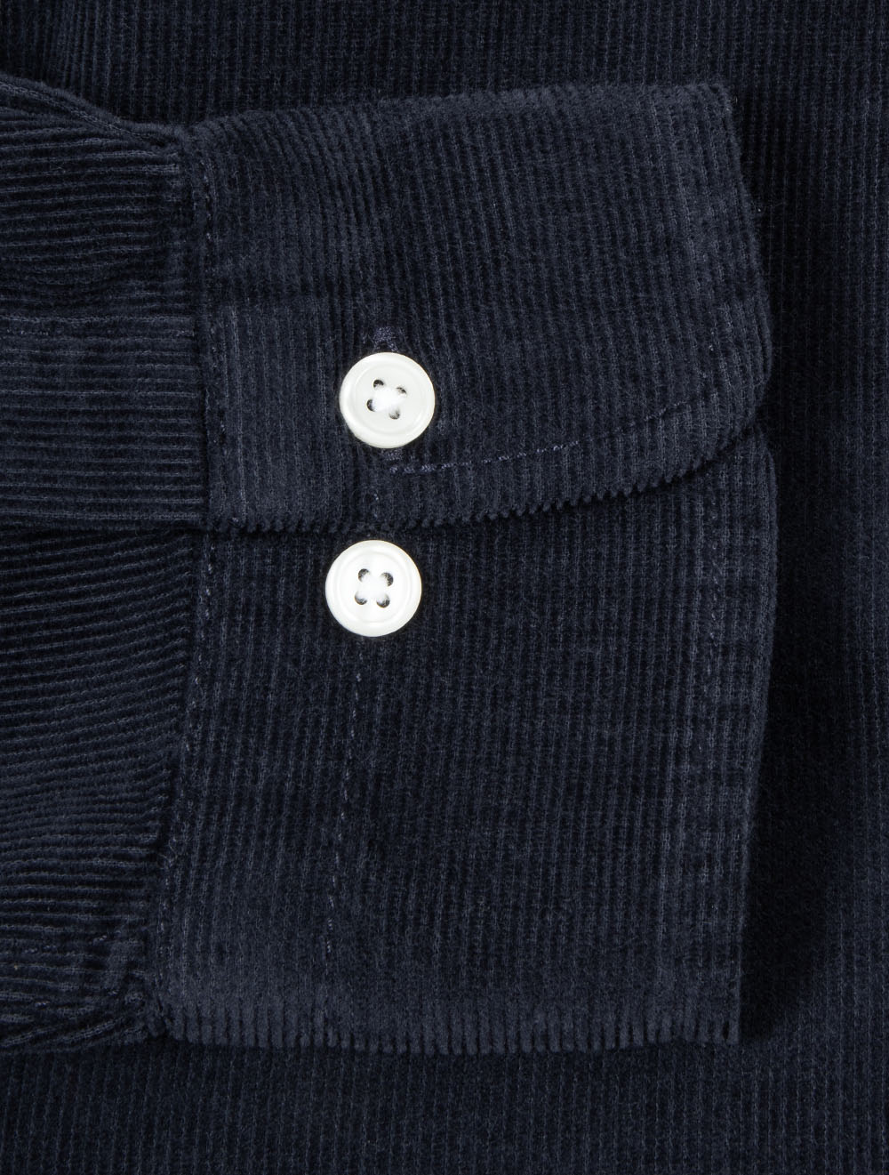 Regular Fit Corduroy Shirt Evening Blue