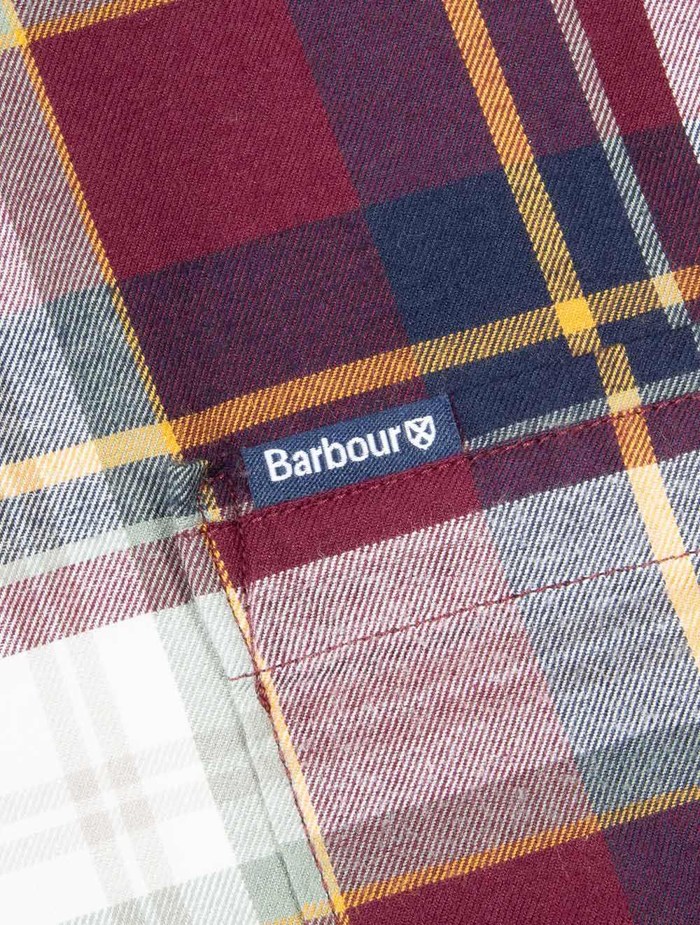 Crossfell Tailored Check Shirt Merlot