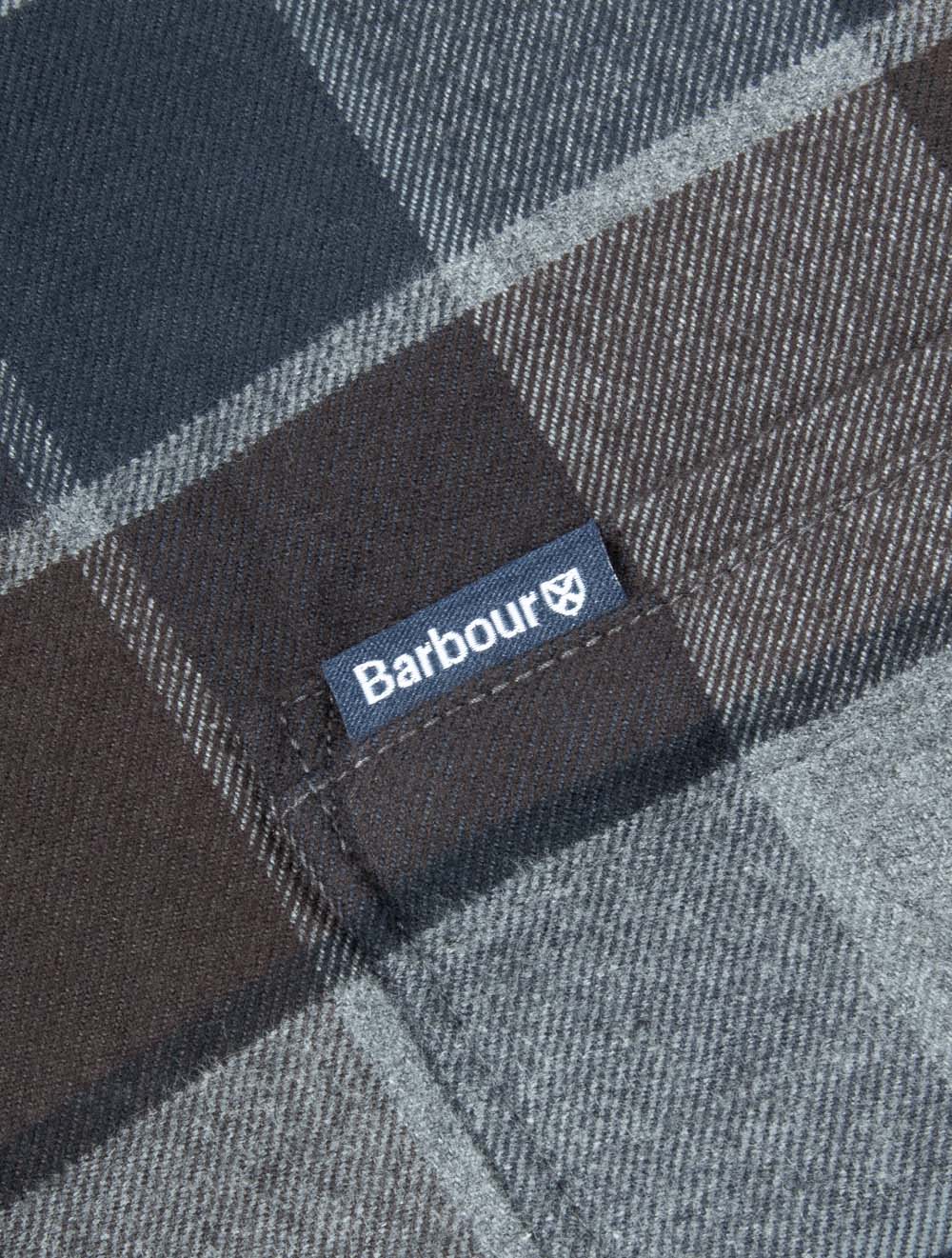 Valley Tailored Checked Shirt Dark Oak