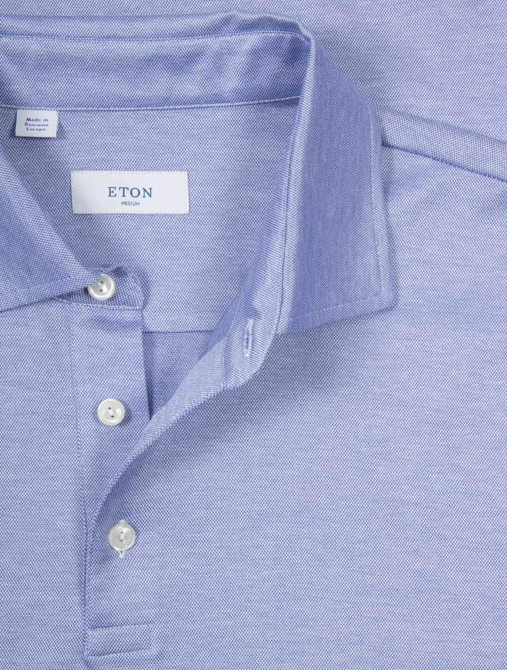 Short Sleeve Polo Shirt Blue