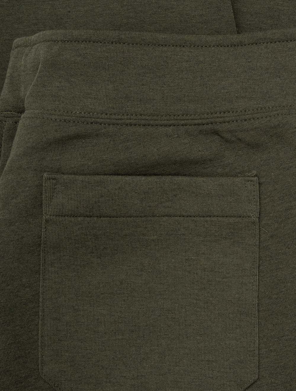 Double-Knit Jogging Pants Green