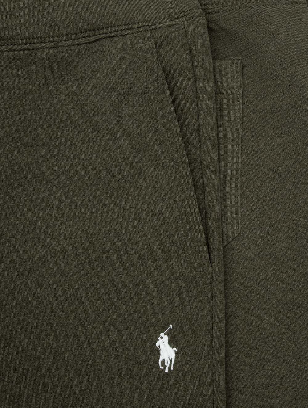 Double-Knit Jogging Pants Green