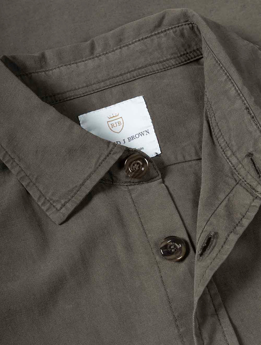 Washed Overshirt Brown