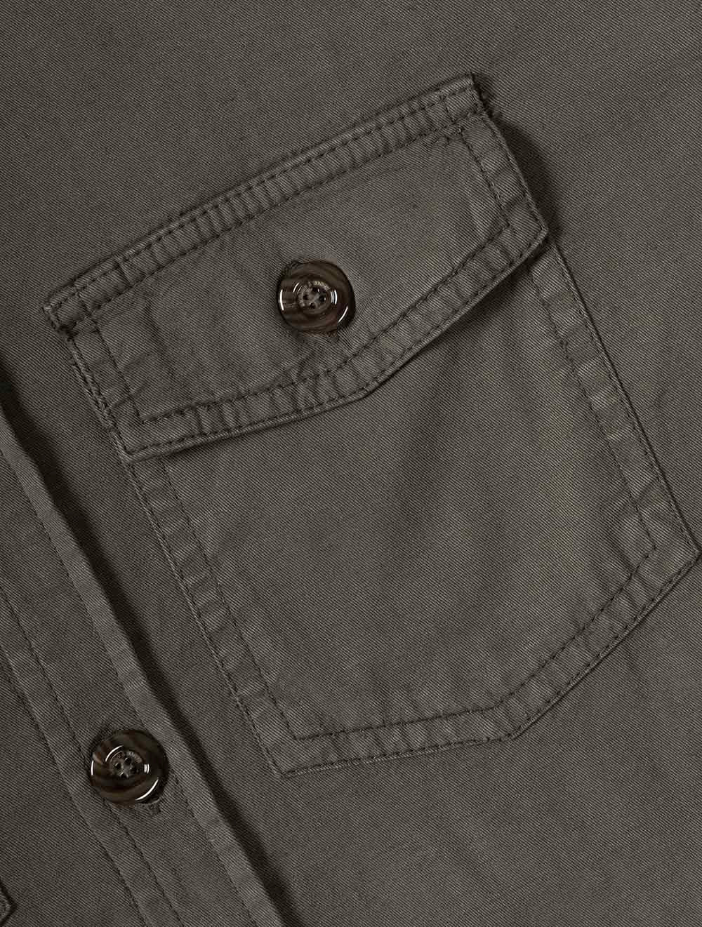 Washed Overshirt Brown