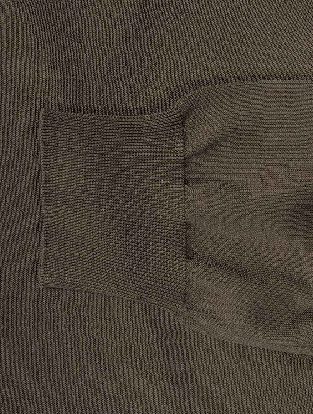 Canali Pure Wool HZ Knit-Brown