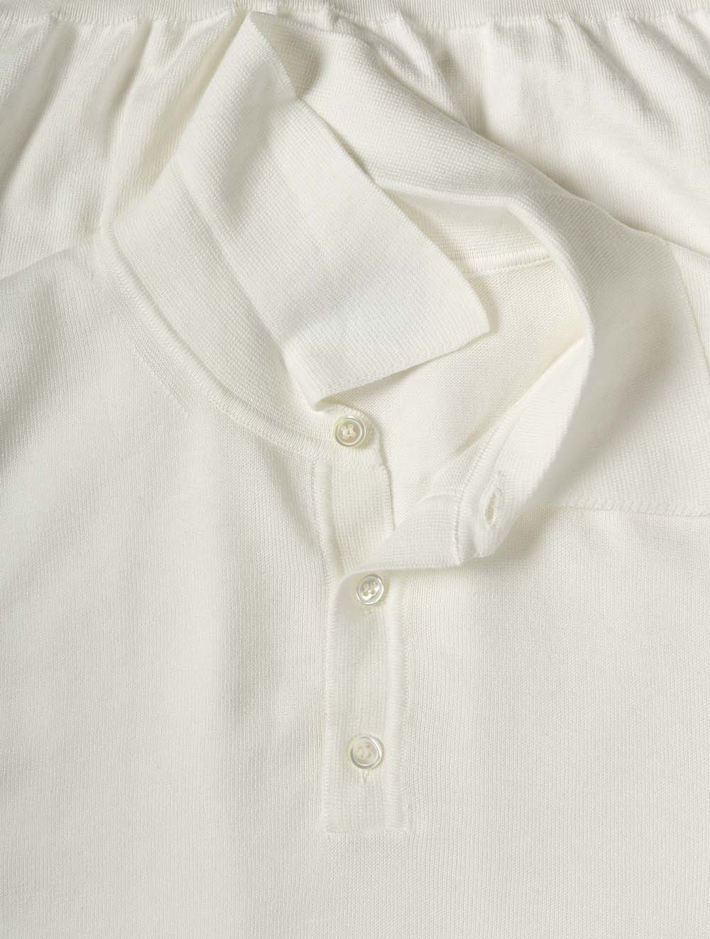 Short Sleeve Tennis Polo White