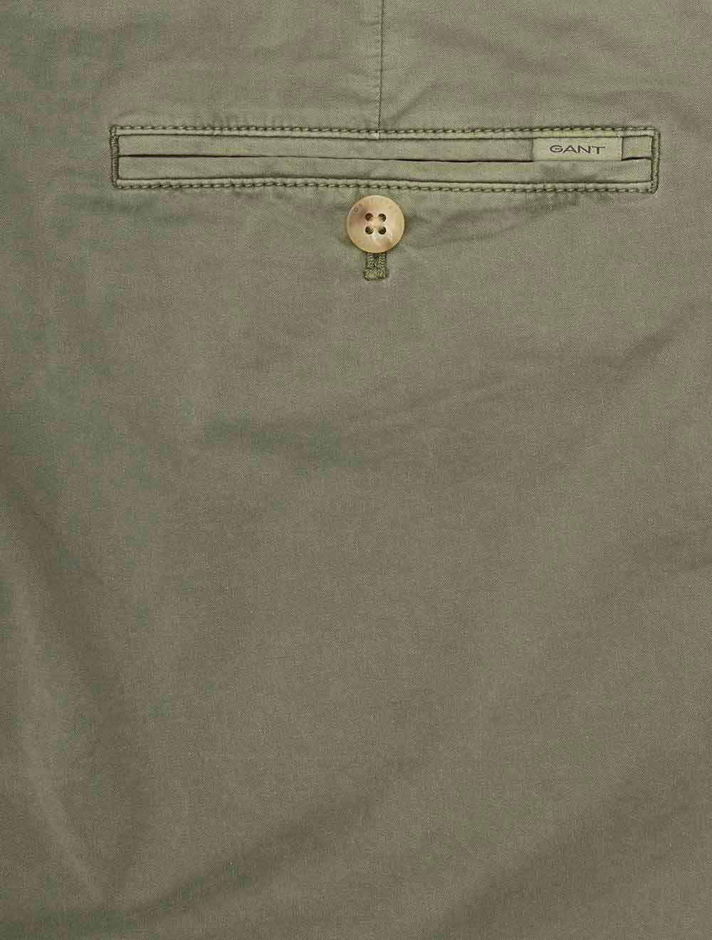 Regular Sunfaded Chino Shorts Dry Herb Green