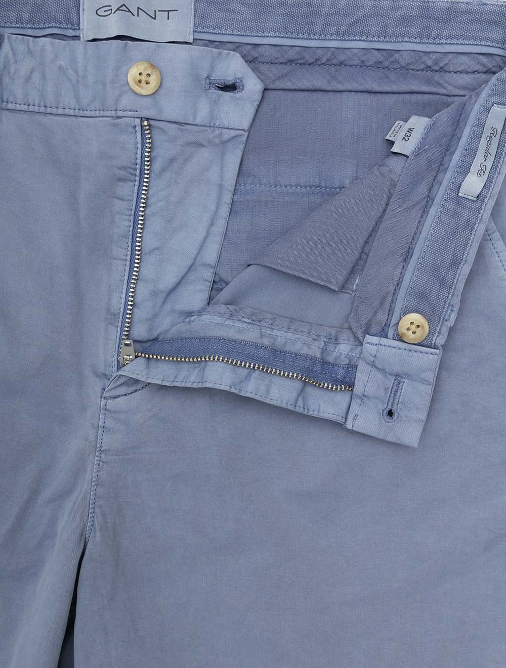 Regular Sunfaded Chino Shorts Faded Denim