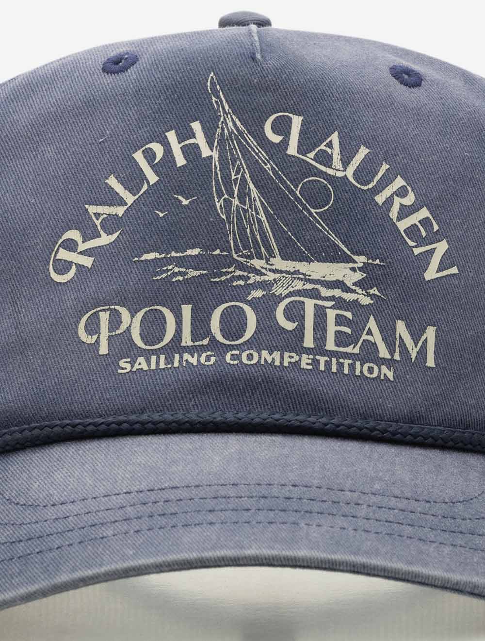 Polo Ralph Lauren Twill Graphic Trucker Cap Blue