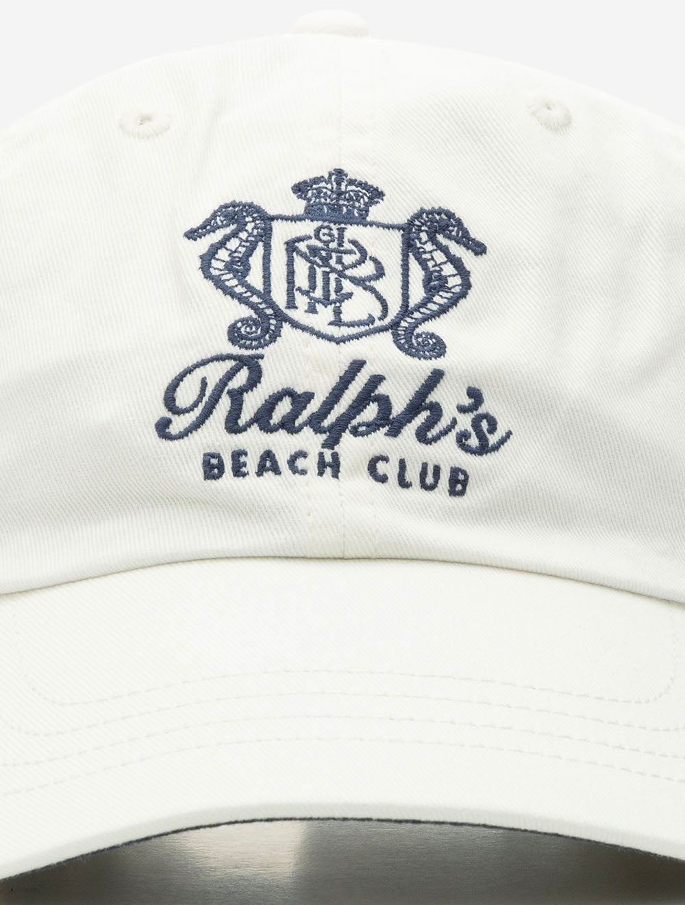Twill Graphic Sport Cap Cream