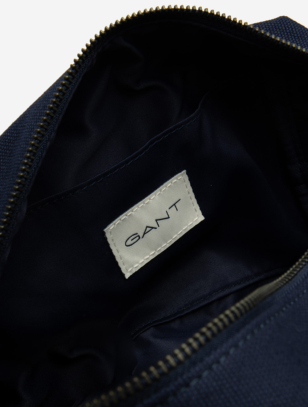 G Badge Cotton Canvas Washbag Evening Blue