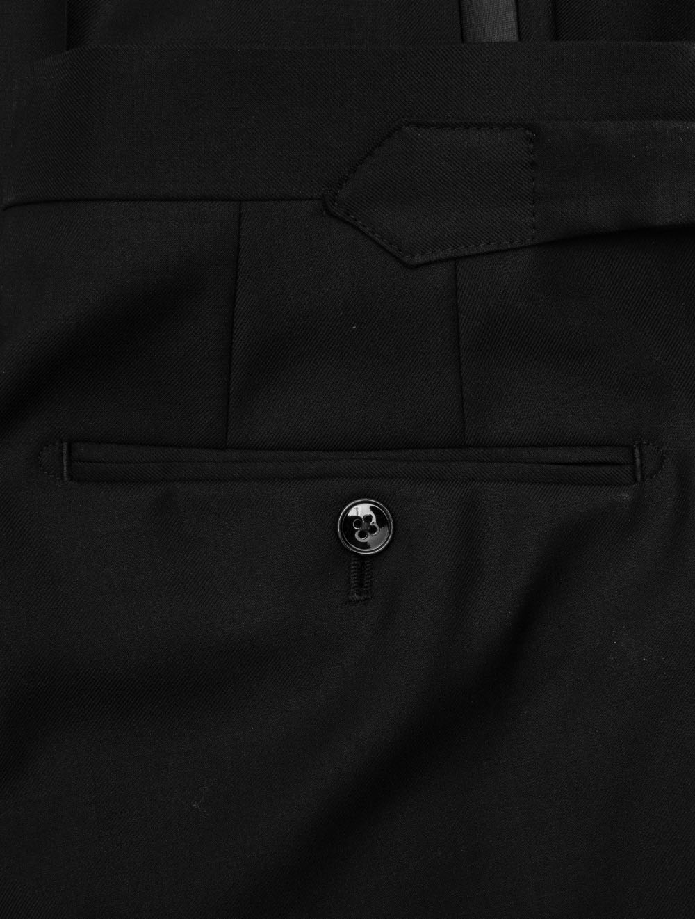 Pantalon de costume uni noir