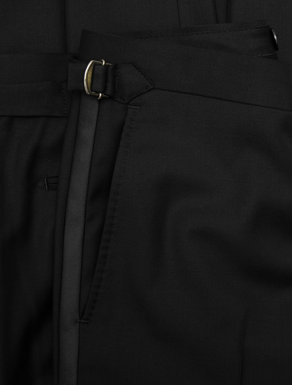Pantalon de costume uni noir