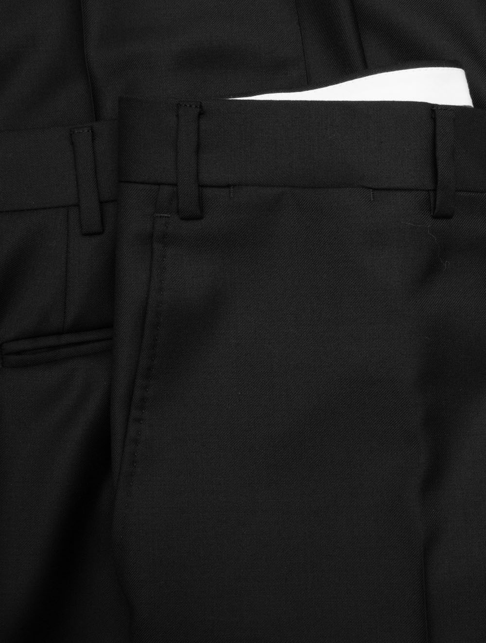Wool Formal Trousers Black