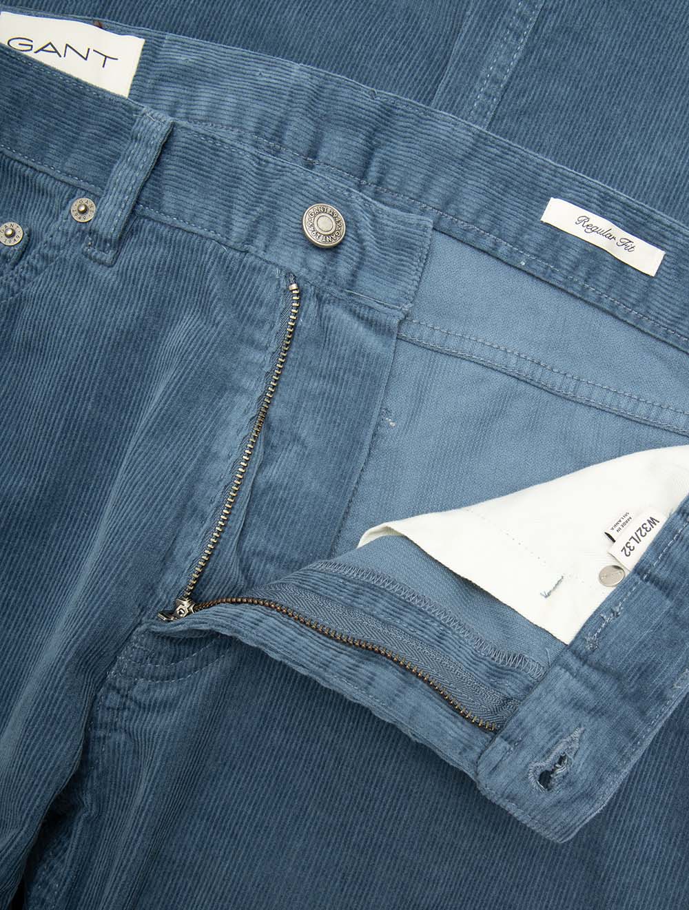 Regular Cord Jeans Naval Blue