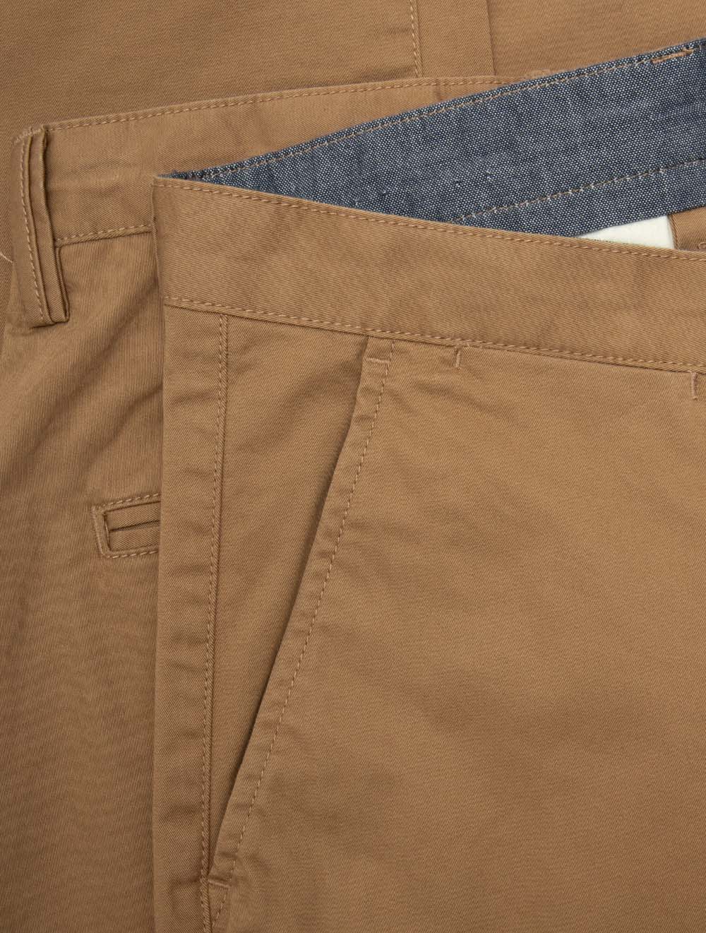 Slim Twill Chinos Roasted Walnut