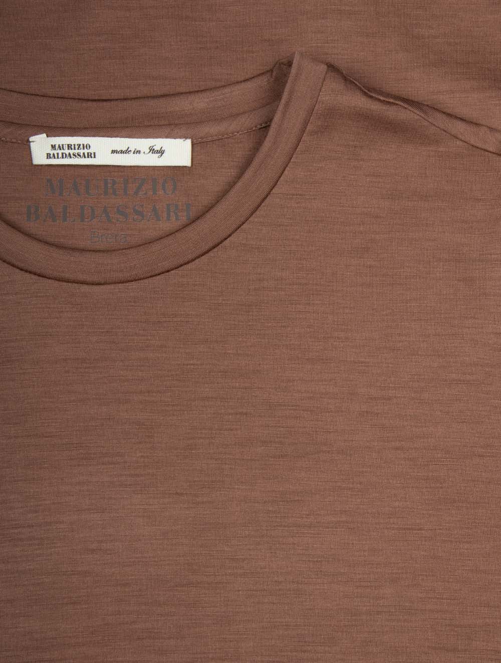 T-shirt M.Bald à manches courtes - Chocolat au lait 738