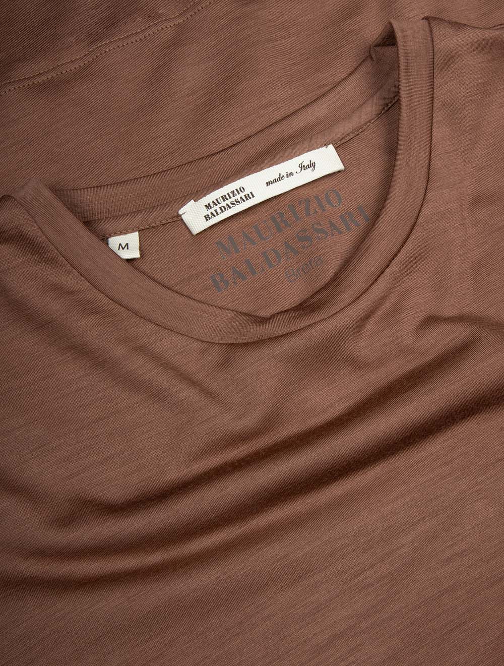 T-shirt M.Bald à manches courtes - Chocolat au lait 738