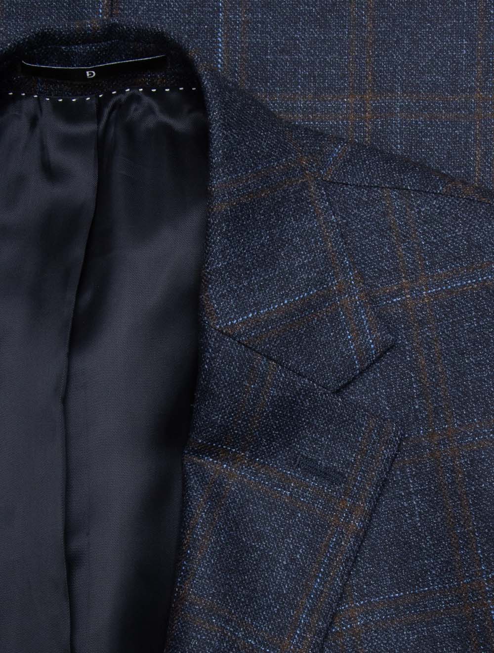 Merano Check Jacket Navy