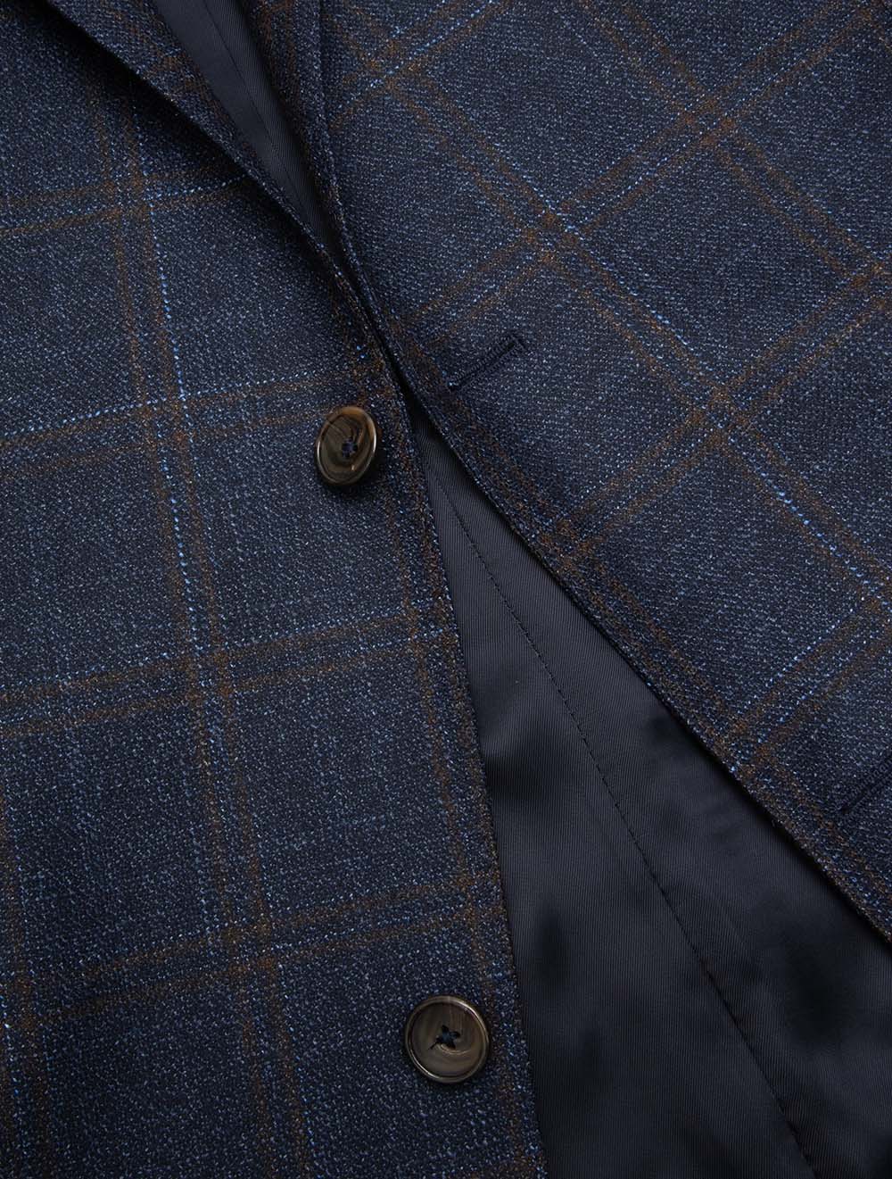 Merano Check Jacket Navy