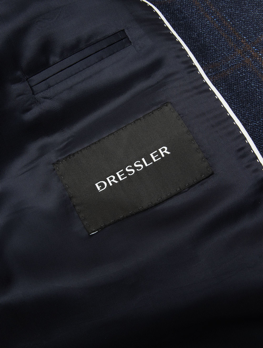 Merano Check Jacket Navy