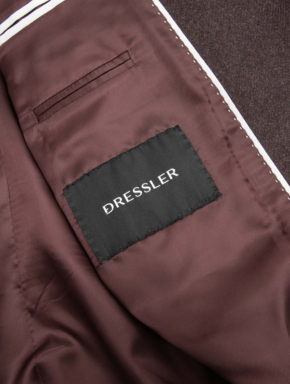 Veste en flanelle Merano Dressler - Vin