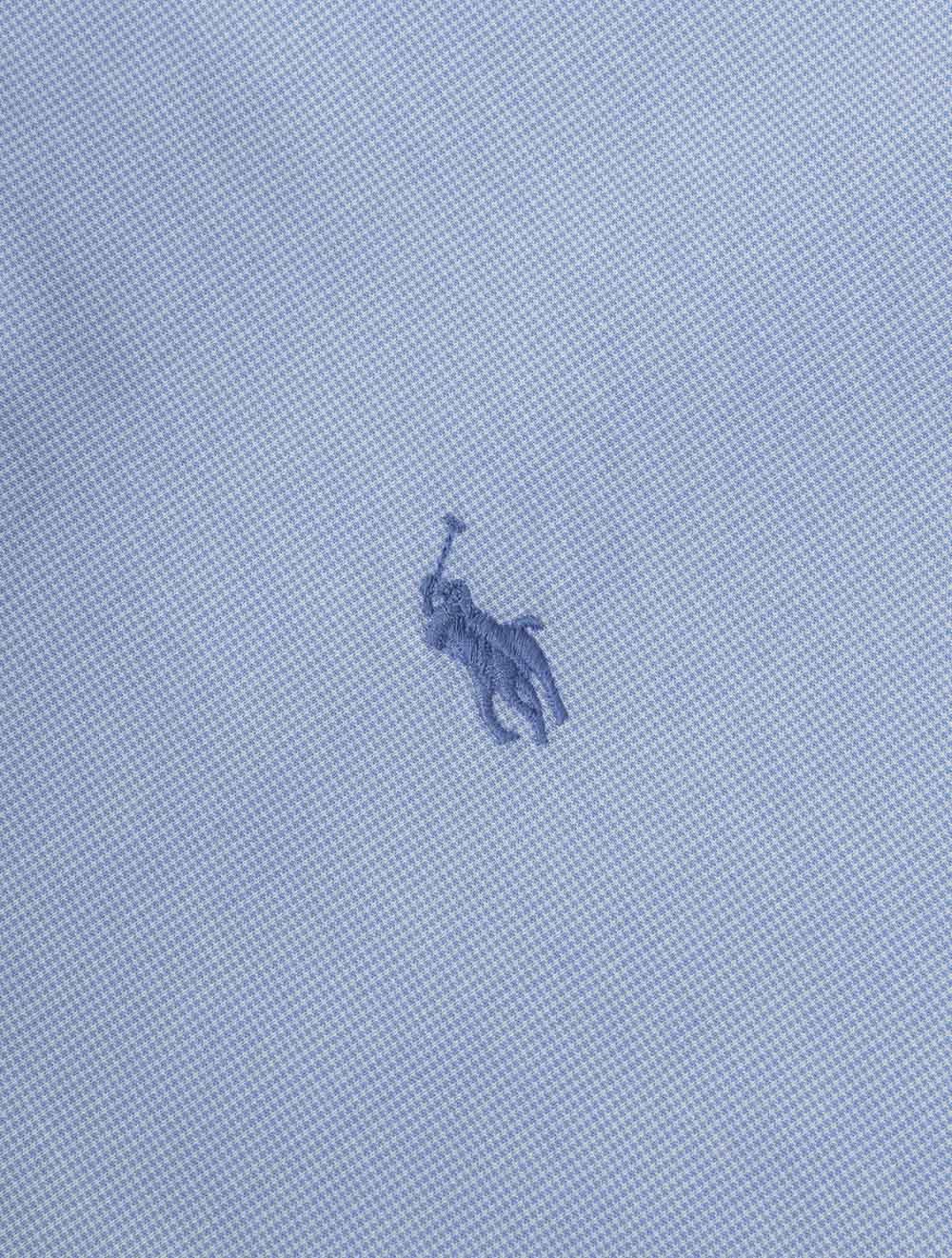 Stretch Poplin Shirt Blue