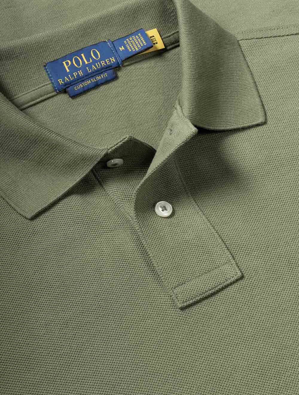 Custom Slim Fit Polo Shirt Green
