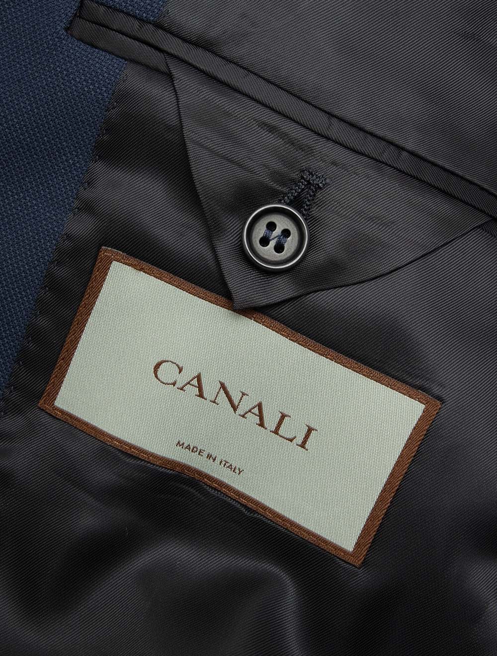 CU20614- HOPSACK ÉMAIL BTN-Marine