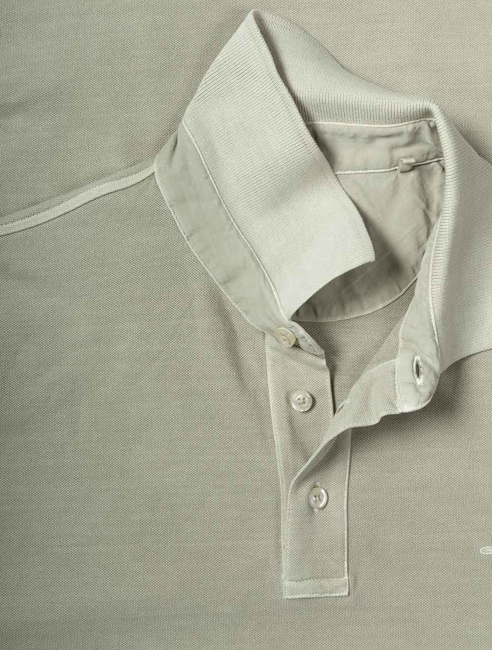 Sunfaded Short Sleeve Polo Milky Matcha