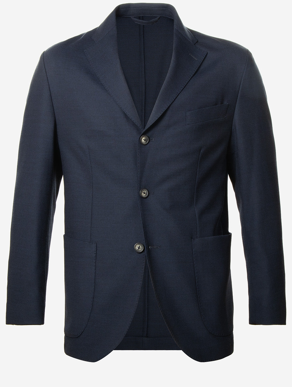 Veste Eton Techno Wool Soft - Bleu marine