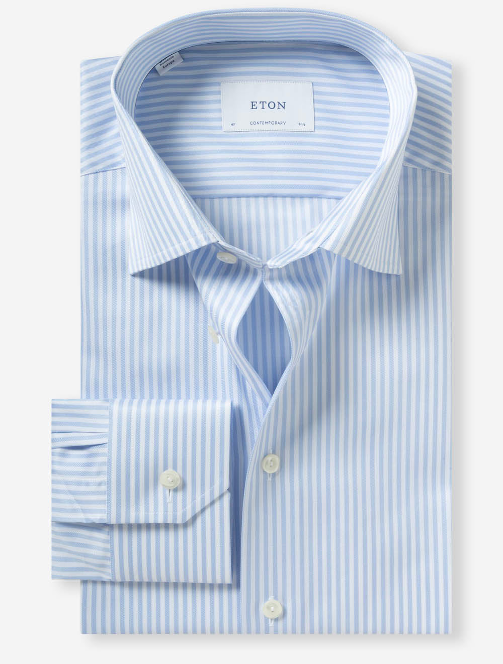Contemporary Bengal Striped Shirt Blue