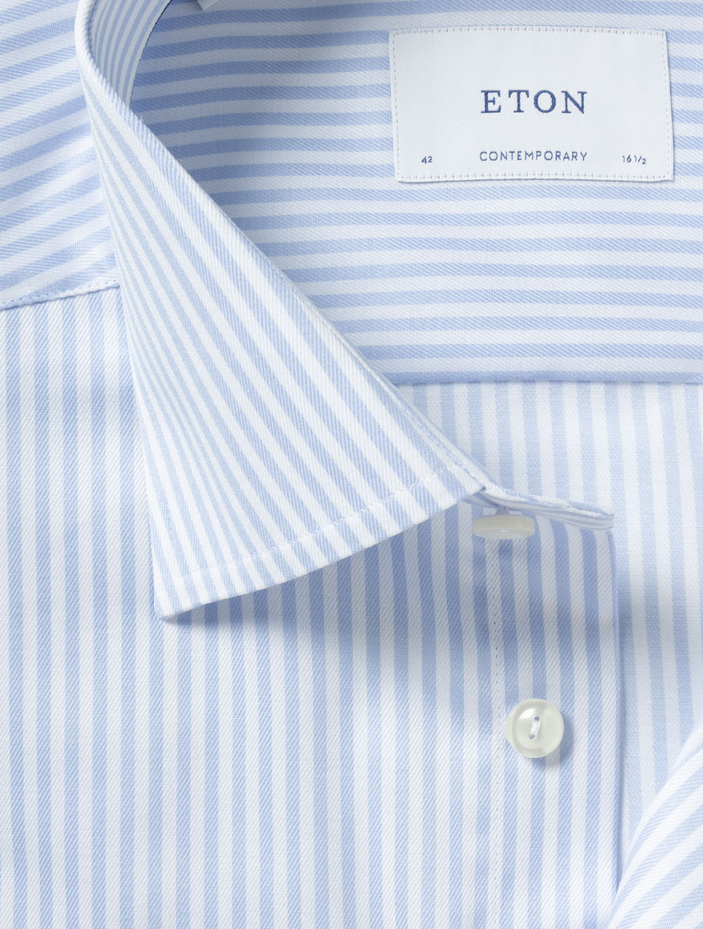 Contemporary Bengal Striped Shirt Blue