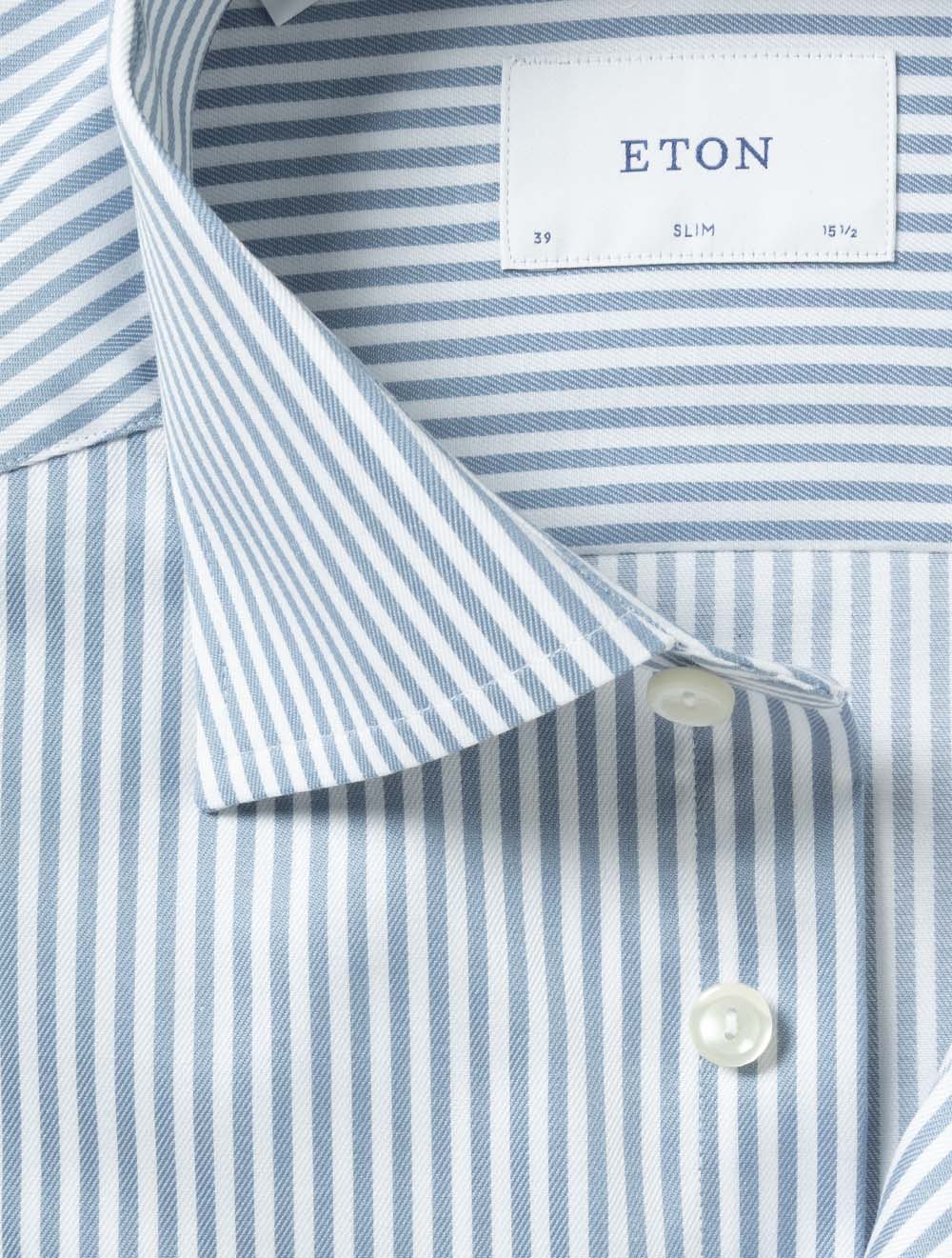 Slim Bengal Striped Shirt Teal
