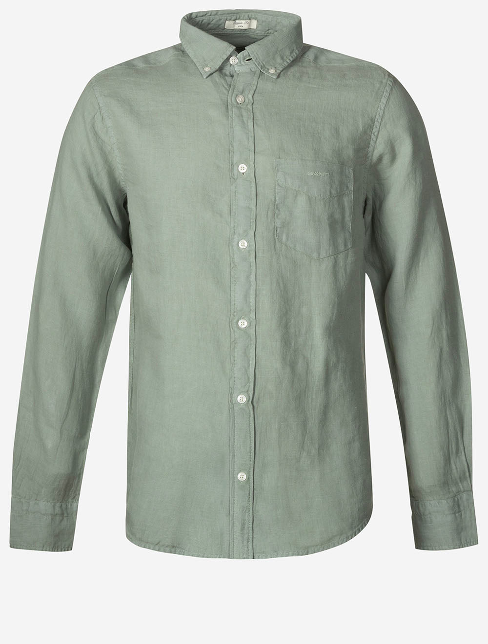 Linen Regular Fit Shirt Ceramic Grey