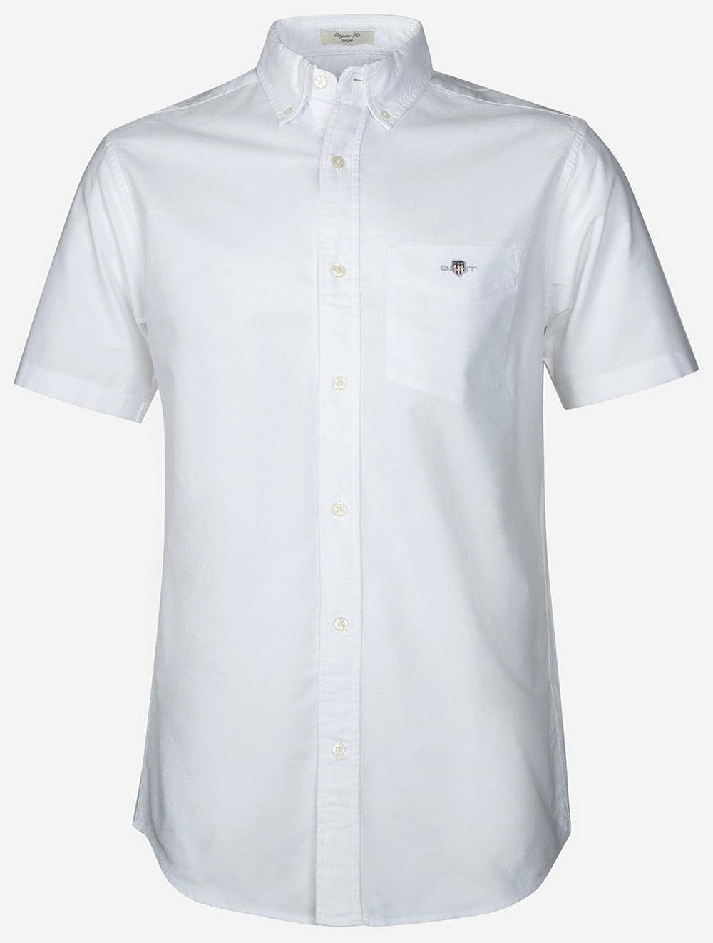 Regular Classic Oxford Short Sleeve Shirt White