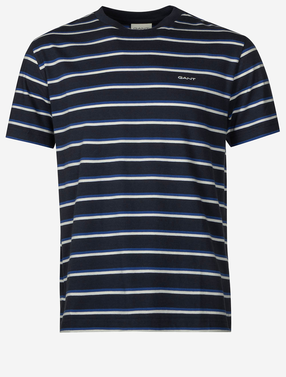 Multistripe Short Sleeve T-Shirt Evening Blue