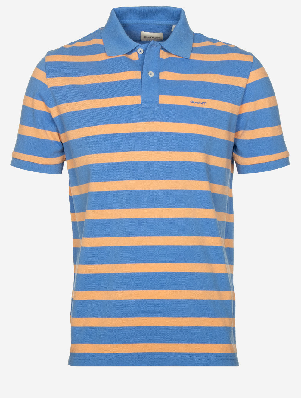 Striped Polo Shirt Perfect Blue