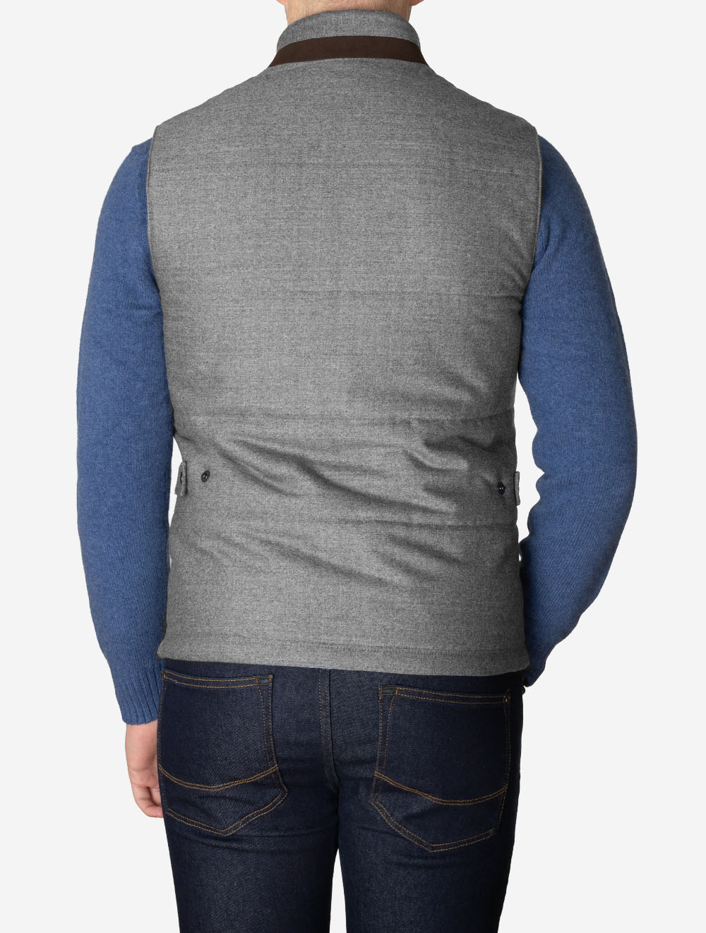 Chicago Monostretch Twill Vest Grey