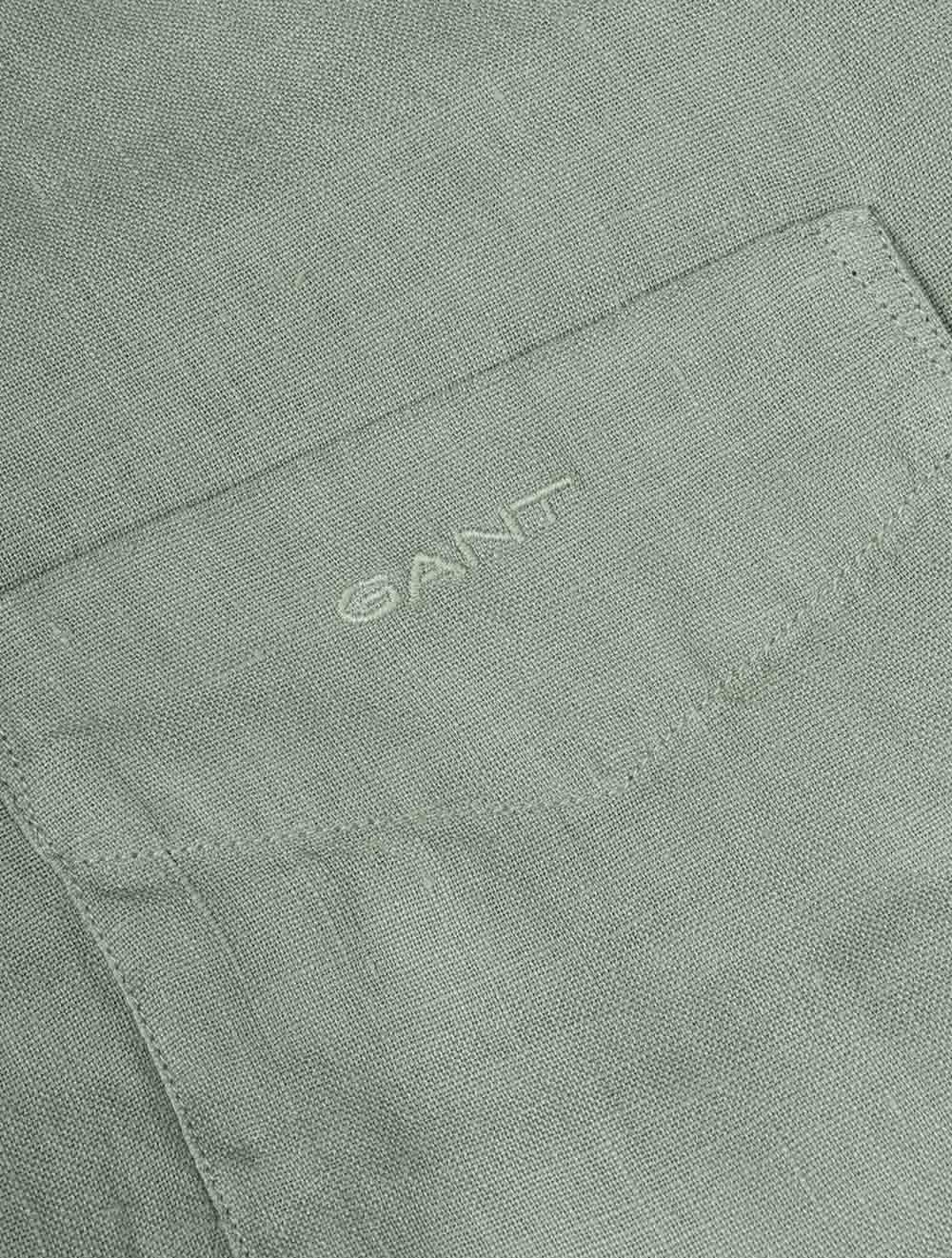 Linen Regular Fit Shirt Ceramic Grey