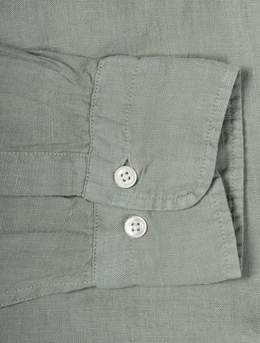 Linen Regular Fit Shirt Ceramic Grey