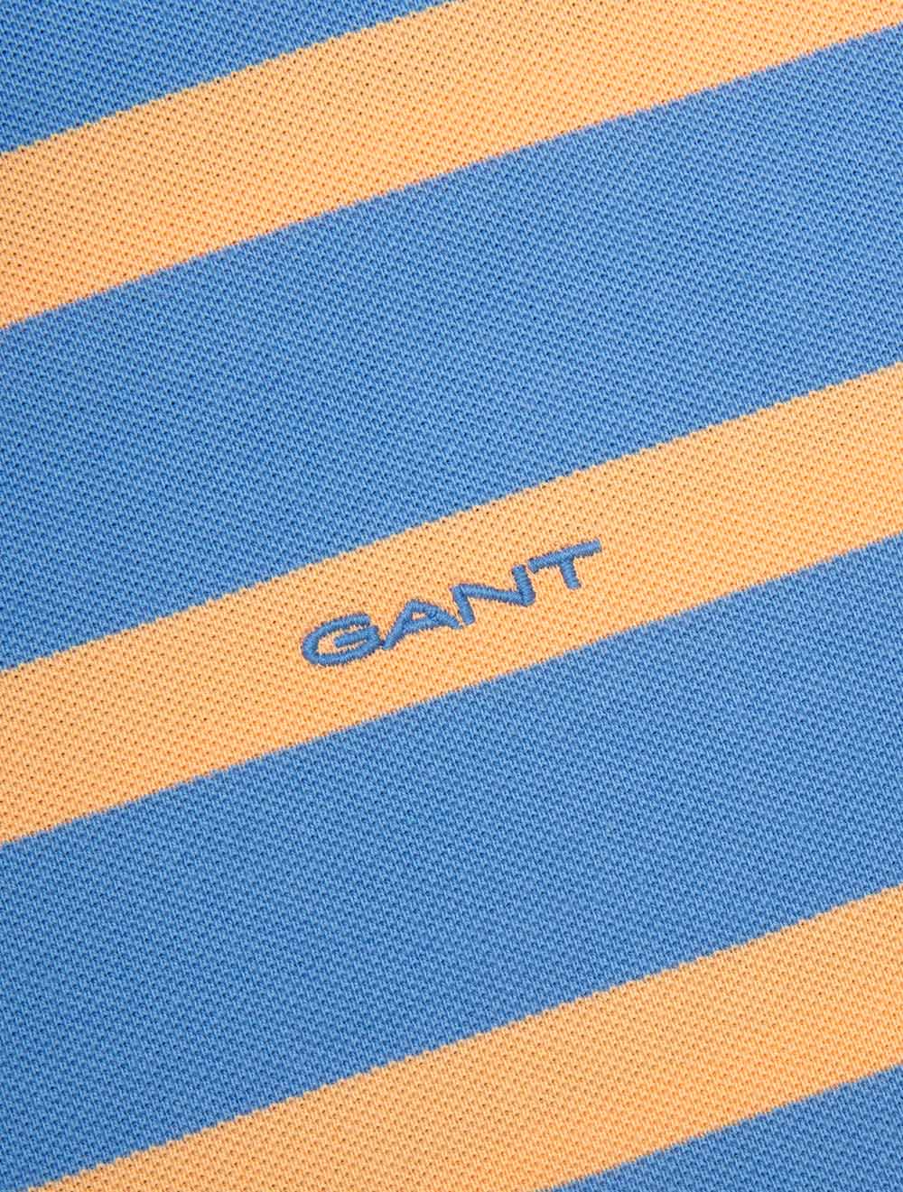 Striped Polo Shirt Perfect Blue