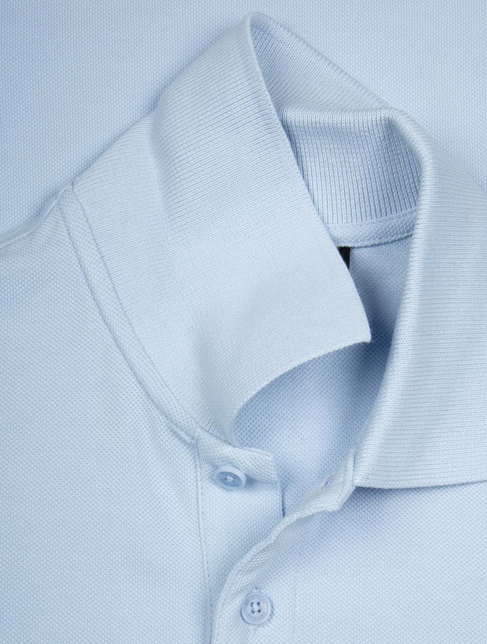 Piqué Polo Shirt Sky Blue