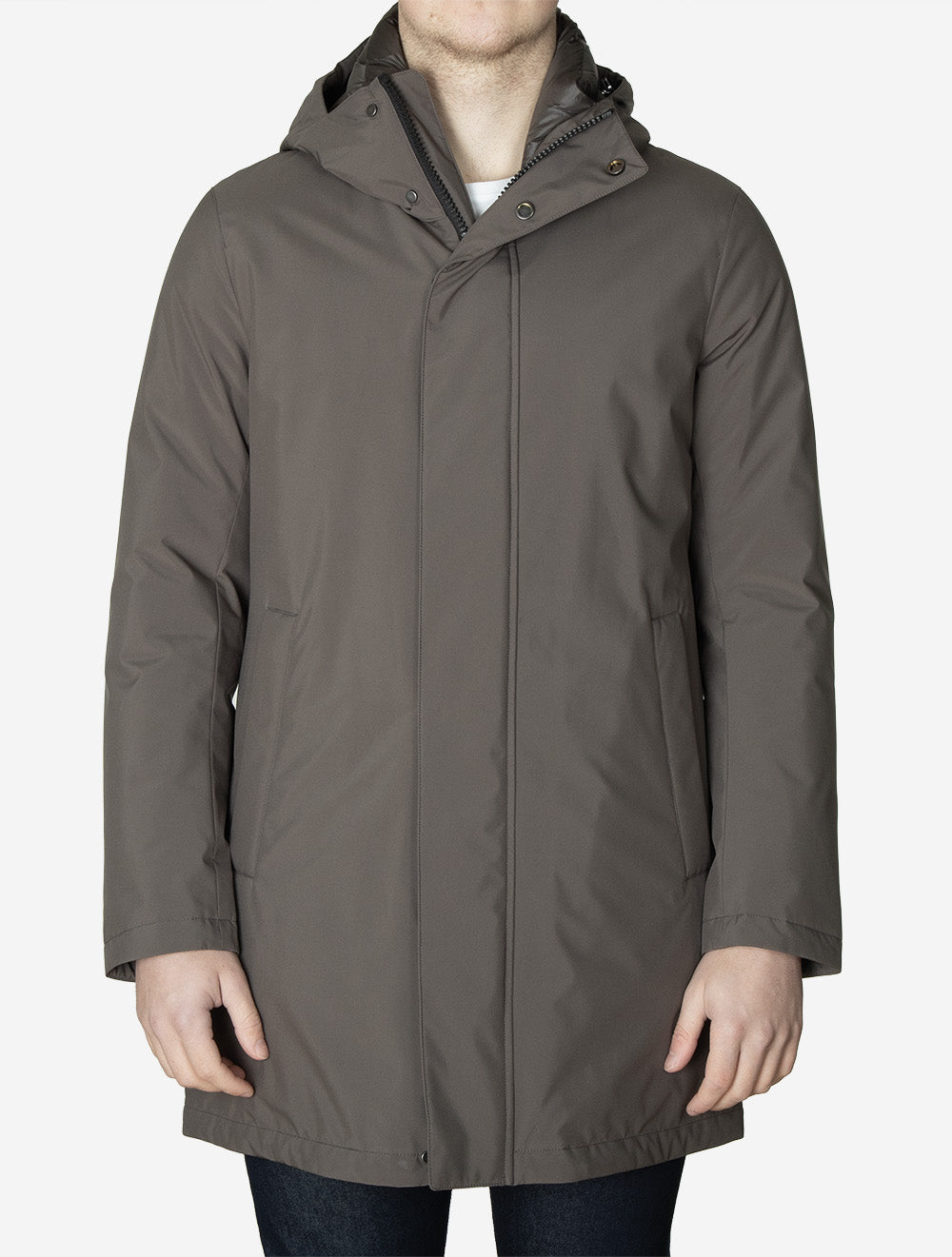 Down Coat Grey