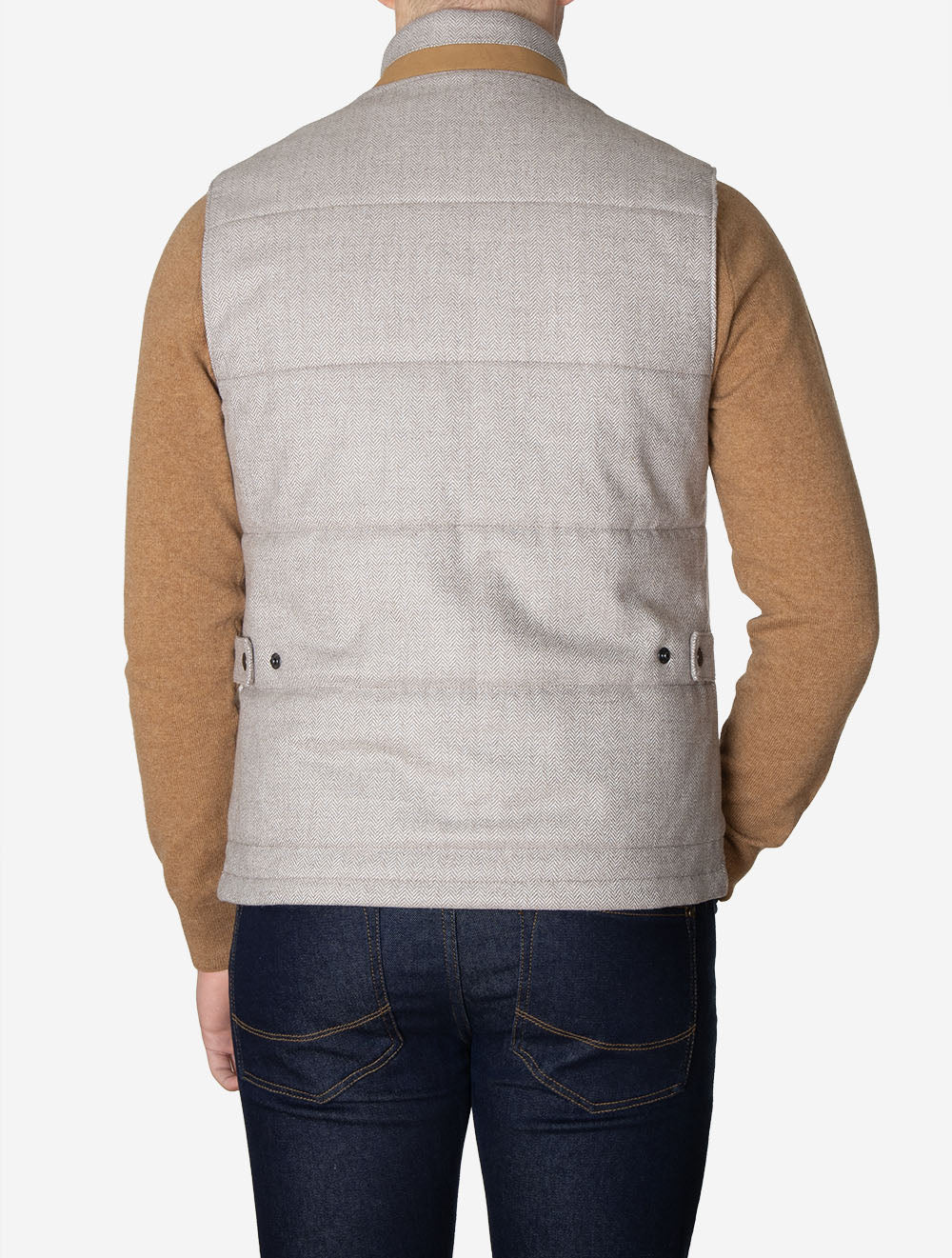 Chicago Monostretch Twill Vest Beige