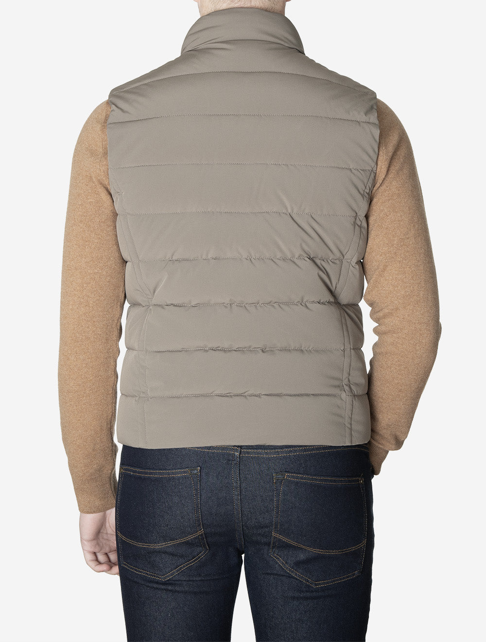 Moorer Oliver Padded Gilet Nut