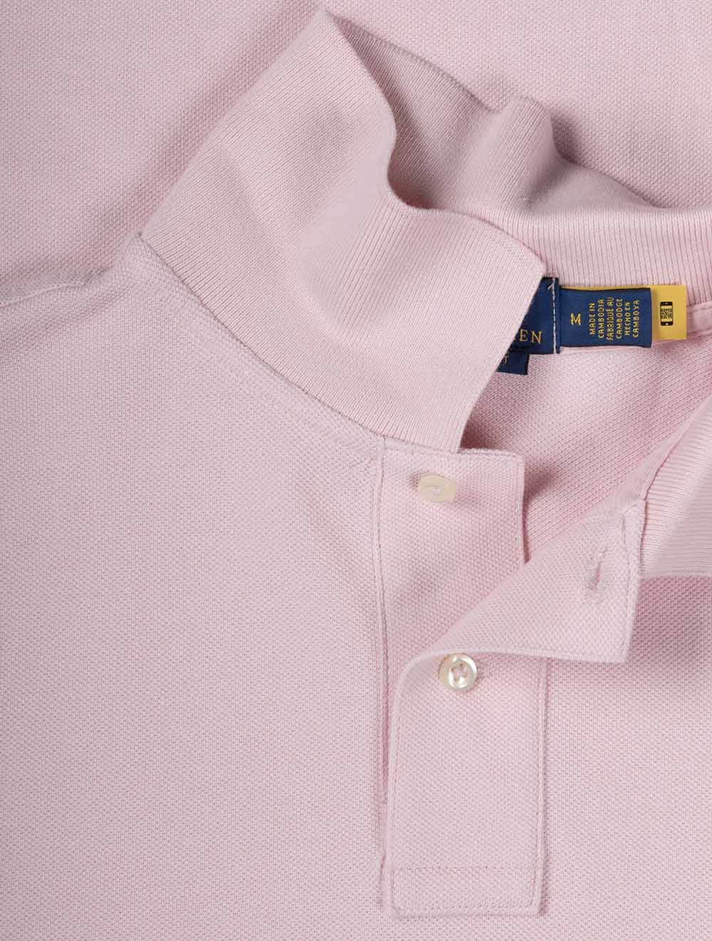 Custom Slim Fit Polo Shirt-Pink