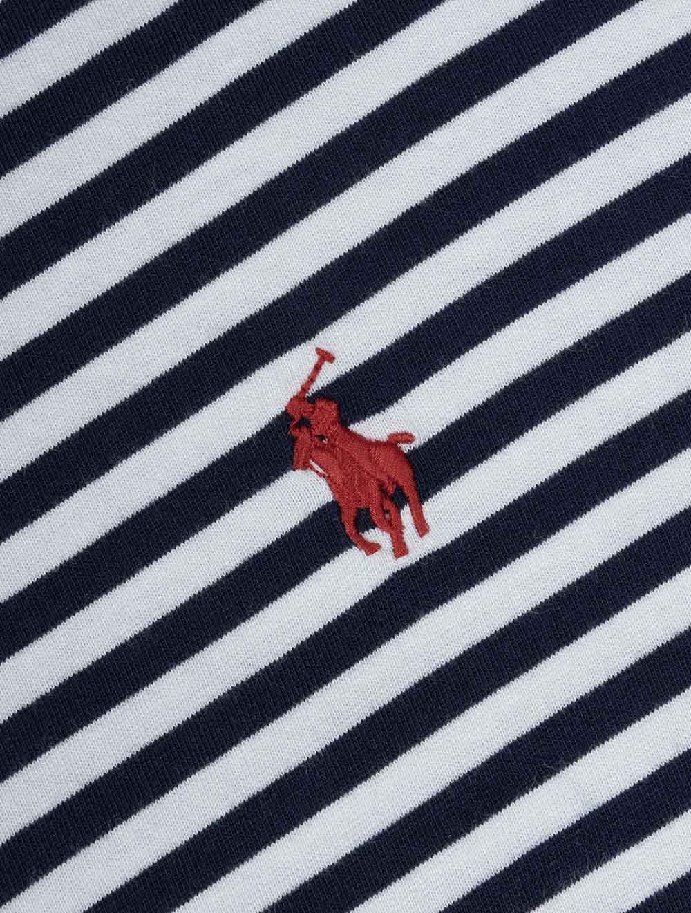 Striped Crew T-Shirt Navy