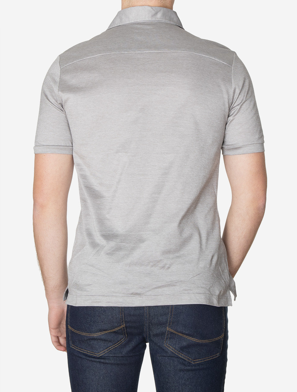 Short Sleeve Polo Shirt Brown